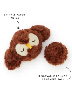 Peluche pour chien - Chouette 🦉 - The Foggy Dog