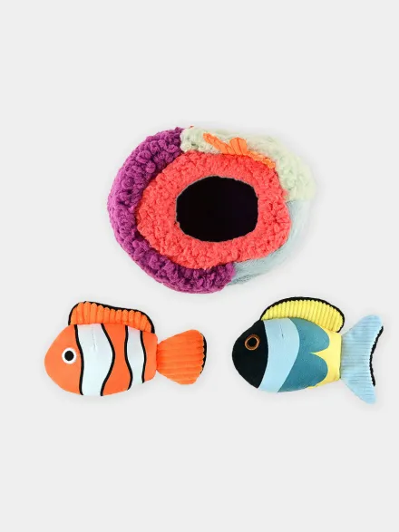 Peluche pour chien - Ocean Buddies Corail 🪸 - Pet PLAY
