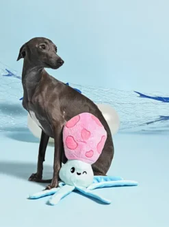 Peluche pour chien - Ocean Pals Calamar 🦑 - HugSmart