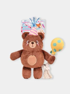 Peluche pour chien - Party Bear 🧸🎈 - HugSmart