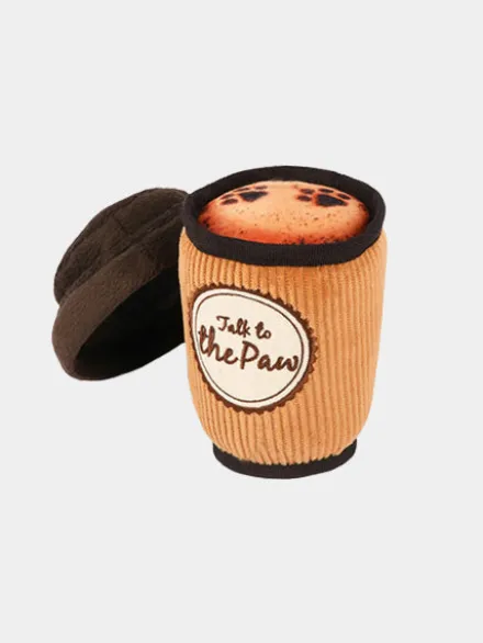 Peluche pour chien - Pup Cup Café - Latte à emporter ☕ - Pet PLAY