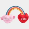 Peluche pour chien - Woof Love Coeur Arc en ciel 🌈❤️ - HugSmart