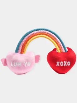 Peluche pour chien - Woof Love Coeur Arc en ciel 🌈❤️ - HugSmart