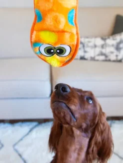Peluche résistante pour chien - Sssupreme Snake orange Taille M - Outward Hound