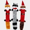 3 Peluches de Noël pour chien - Zippy Paws- Santa Skinny Peltz