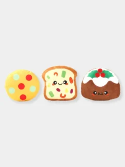 Peluches pour chien - Trio de desserts de Noël 🎁🎄 - HugSmart