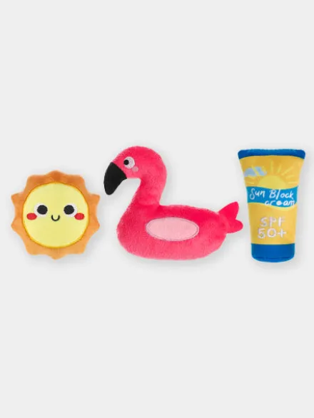 Peluches pour chien - Trio de Plage 🦩 - HugSmart