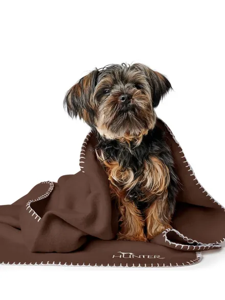 Plaid couverture XL pour chien - Marron - Hunter