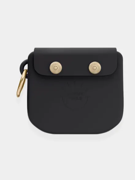 Pochette à friandises pour chien en silicone - Noire - Shop Sunny Tails