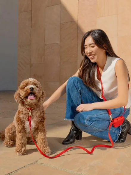 Pochette à friandises pour chien en silicone - Cherry - Shop Sunny Tails