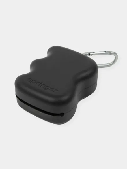 Pochette à friandises pour chien en silicone - Noir - Springer