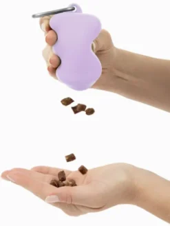 Pochette à friandises pour chien en silicone - Violet - Springer
