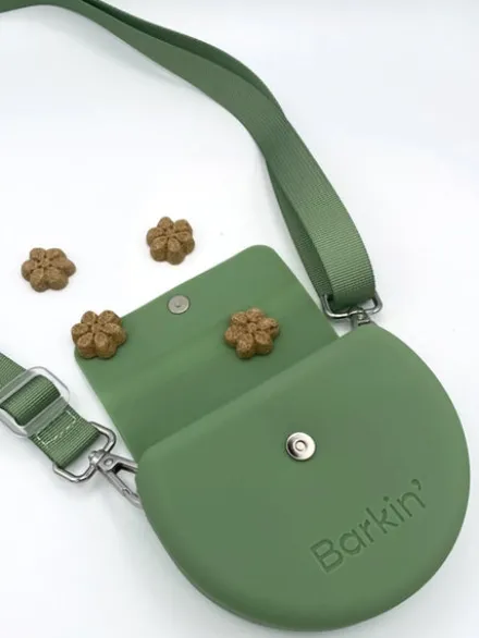 Pochette pour friandises pour chien - Vert Sage - Barkin