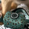 Pochette tendance pour sacs à crottes - Léopard Vert - Cocopup London