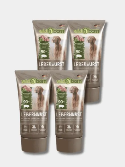Pâté en tube pour chien avec 90% de viande de Porc 🐖 - WildBorn