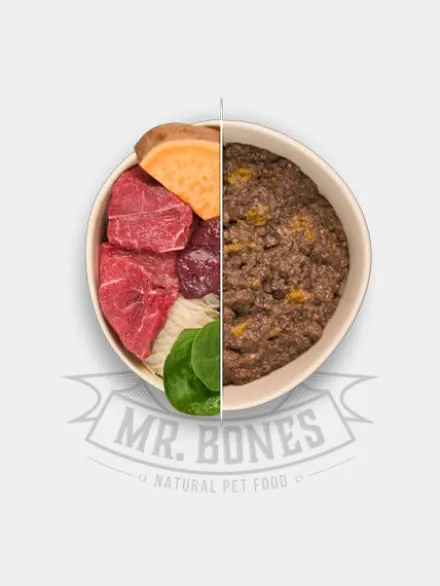Pâtée pour chien - Recette au Boeuf 🐂 - Mr Bones
