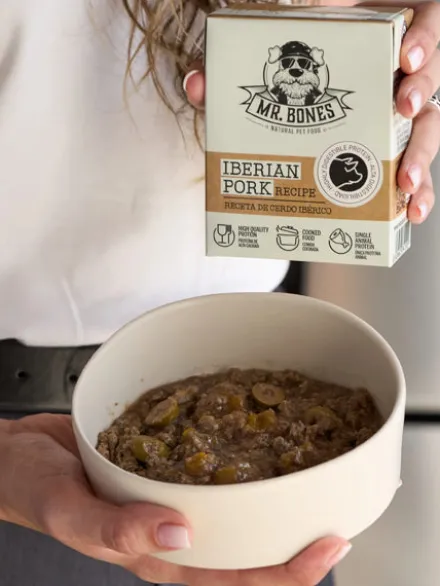Pâtée pour chien - Recette au Porc ibérique 🐖 - Mr Bones