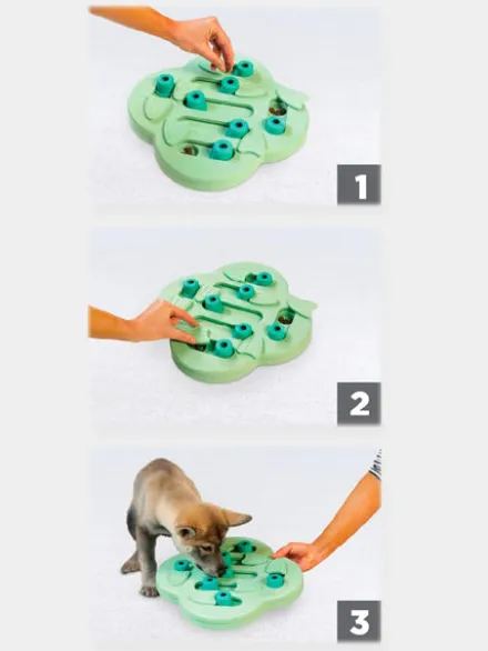 Puzzle interactif pour chiot - Puppy Hide N' Slide - Nina Ottosson
