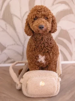 Sac de balade avec anse en sherpa - Beige - Floof and Cookies