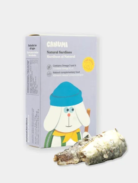 Sardines de la côte Atlantique au naturel pour chien - Canumi