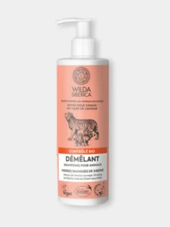 Shampoing bio pour chien et chat - Démêlant - Wilda Siberica