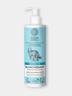 Shampoing bio pour chien et chat - Poils Blancs - Wilda Siberica