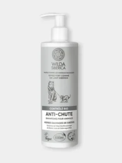 Shampoing bio pour chien et chat - Contrôle de la mue - Wilda Siberica