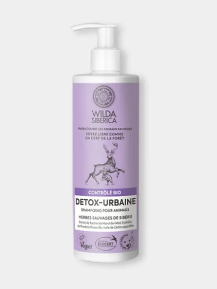 Shampoing bio pour chien et chat - Detox - Wilda Siberica