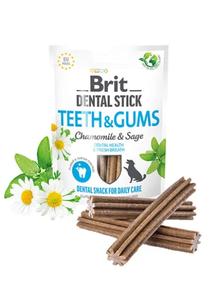 Stick dentaire pour chien - Brit Dental Stick - Teeth & Gums 🦷