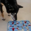 Tapis de fouille et de léchage pour chien - Daisy Mat 🌼 Peach - inooko