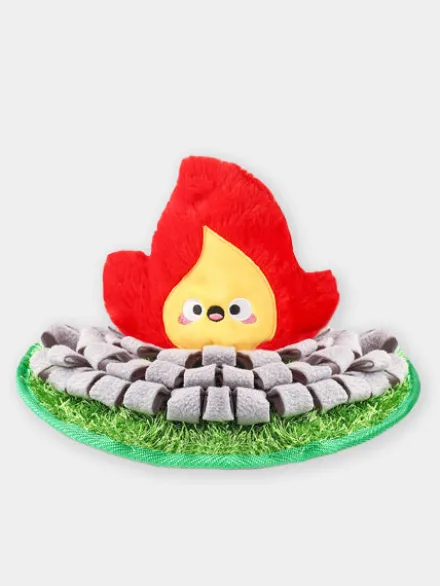 Tapis de fouille pour chien - Feu de camp 🪵 - HugSmart
