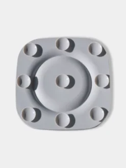 Tapis de léchage 🍽️😋 pour chien et chat - YoomY Plate - Gris - inooko