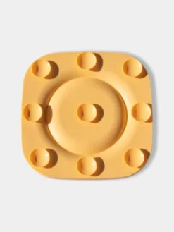 Tapis de léchage 🍽️😋 pour chien et chat - YoomY Plate - Jaune - inooko