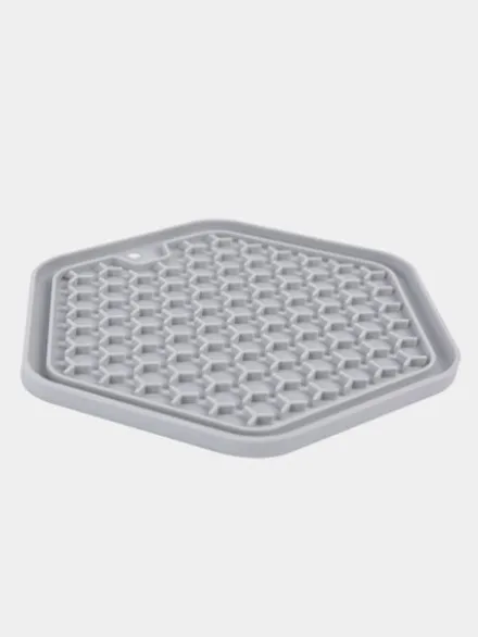 Tapis de léchage pour chien et chat - Yoomy Mat - Gris