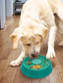Tapis de léchage rotatif pour chien - KONG Licks Spinz