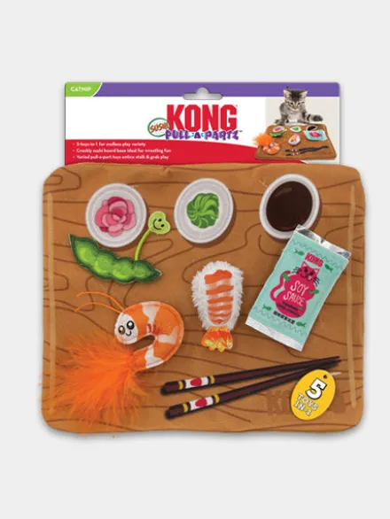 Tapis interactif de fouille pour Chat - KONG Pull-A-Partz Sushi 🍣