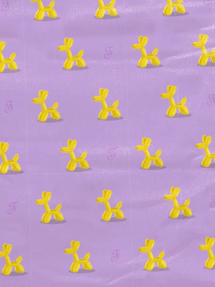 Tapis rafraichissant pour chien double face - Balloon Dog 🎈🐕 - Ferribiella