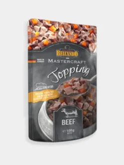 Topping avec bouillon pour chien - Boeuf 🐂 et carottes 🥕 - Belcando