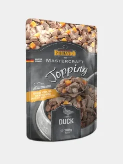 Topping avec bouillon pour chien - Canard 🦆 et Patate douce🍠 - Belcando