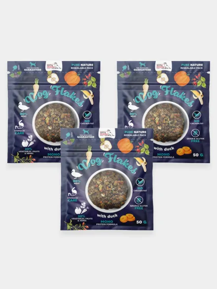 Topping pour chien - Dog Flakes Canard 🦆 - Syta Micha