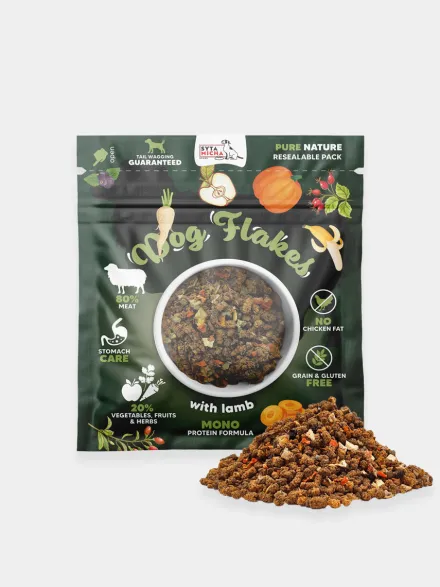 Topping pour chien - Dog Flakes Agneau 🐑 - Syta Micha