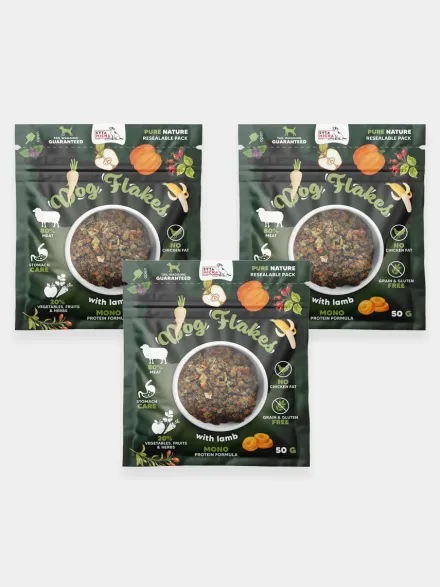 Topping pour chien - Dog Flakes Agneau 🐑 - Syta Micha