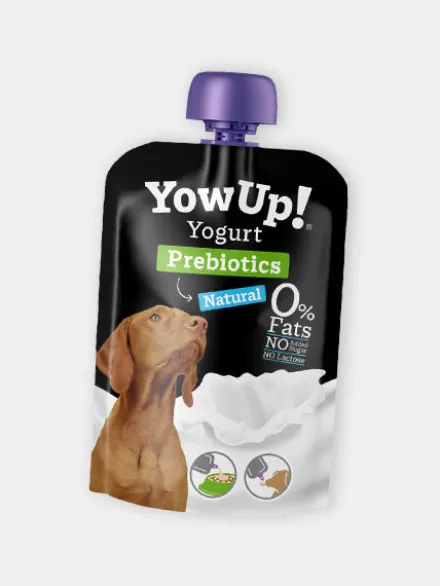 Yaourt à boire pour chien - Prébiotiques naturels - Yow Up !